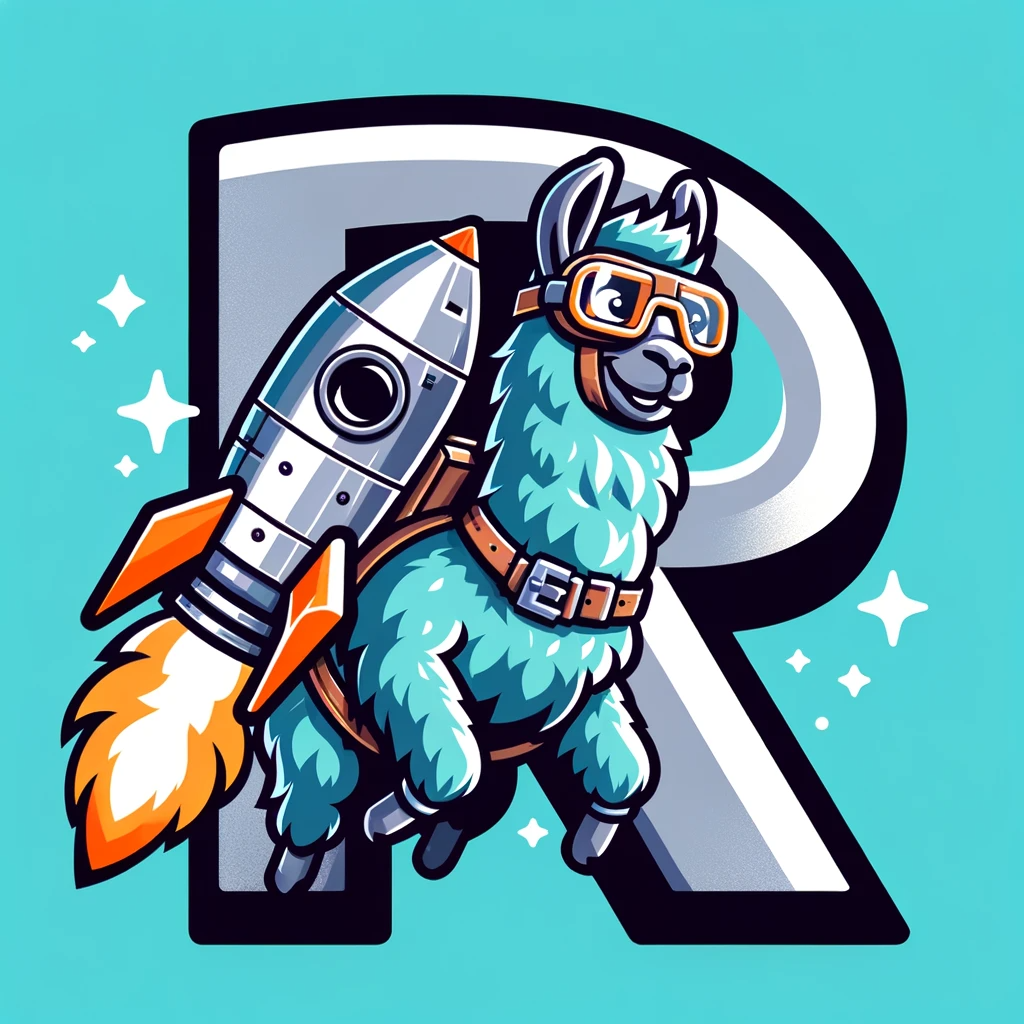 Rocket Launching Llama